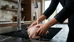 Nebezpečný zvyk: prečo by ste nemali umývať kurča pred prípravou